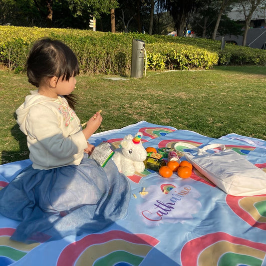 🌈 彩虹野餐墊